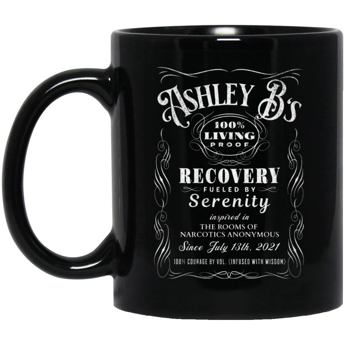 Custom Recovery Mug | Inspiring Sobriety | (Custom) 100% Living Proof