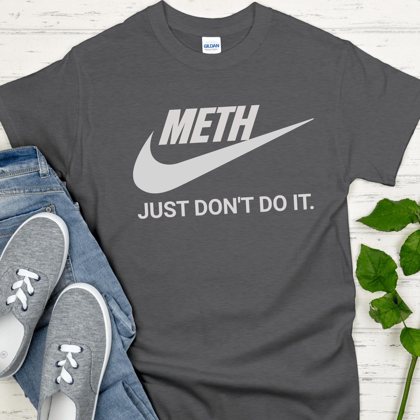 Custom Recovery T-Shirt | Inspiring Sobriety | (Your DOC) Just Don't Do It
