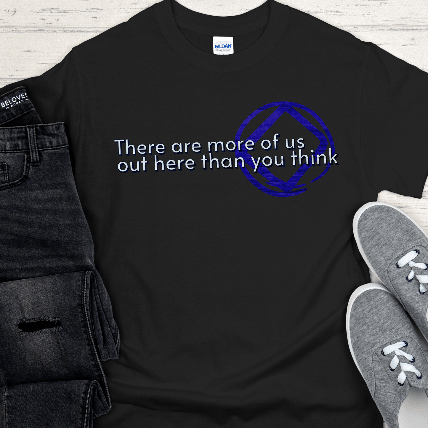 NA Recovery Unisex T-Shirt | Inspiring Sobriety | There Are More of Us - NA