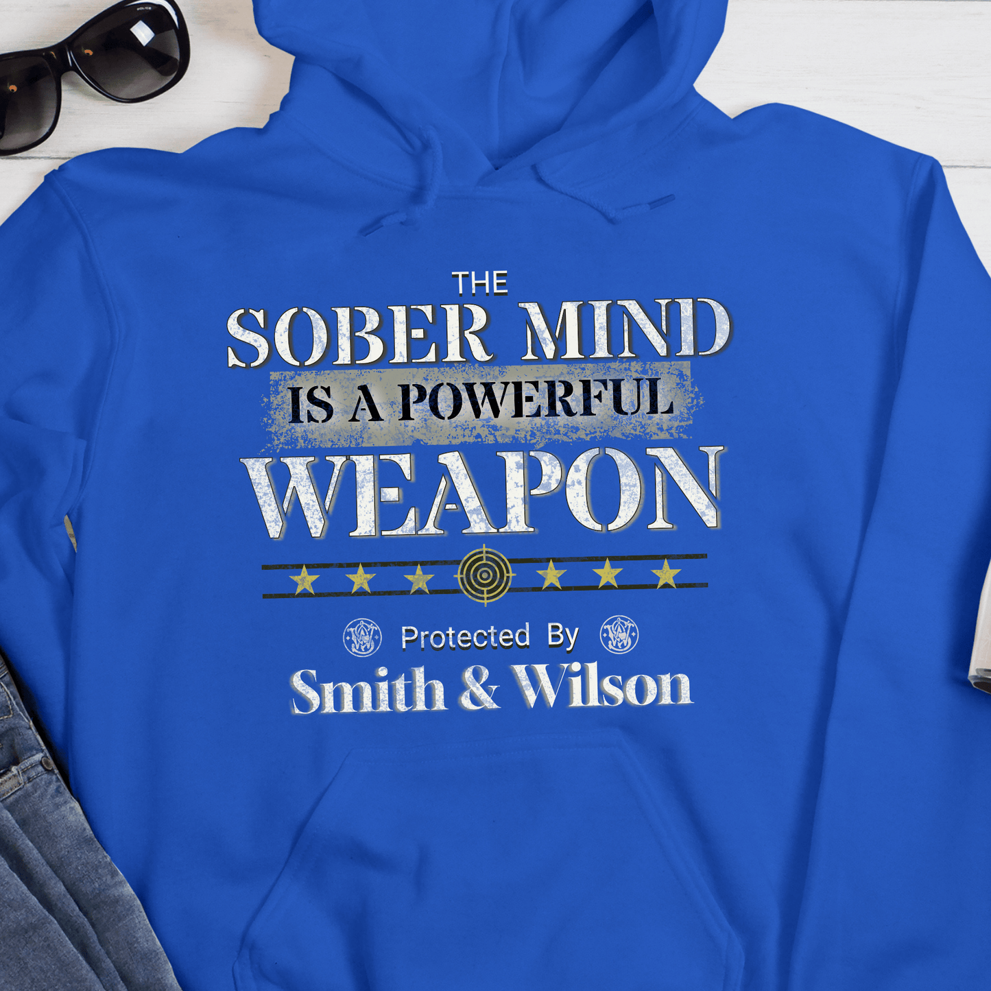 Recovery Hoodie | Inspiring Sobriety | The Sober Mind Is a Powerful Weapon