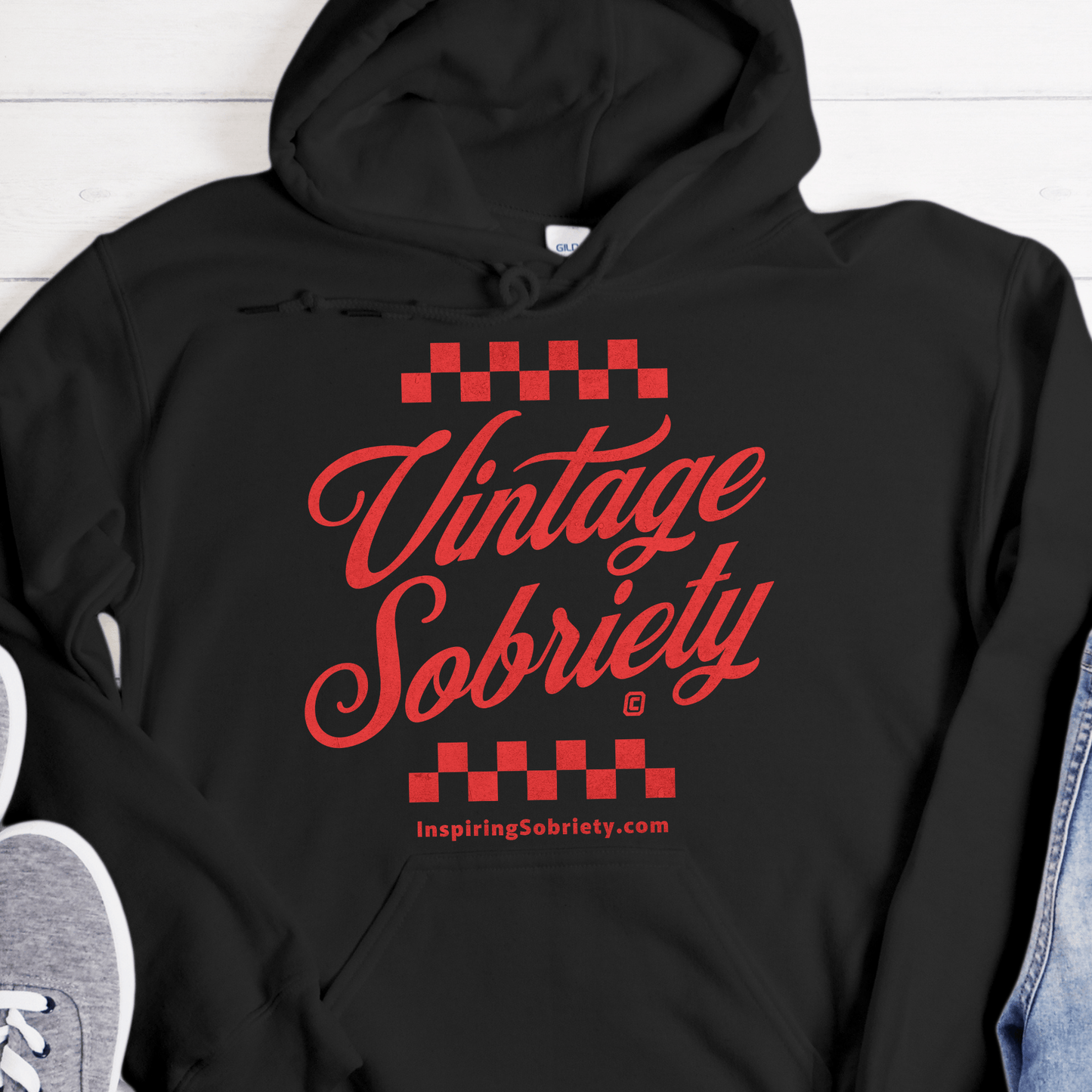 Recovery Hoodie | Inspiring Sobriety | Vintage Sobriety