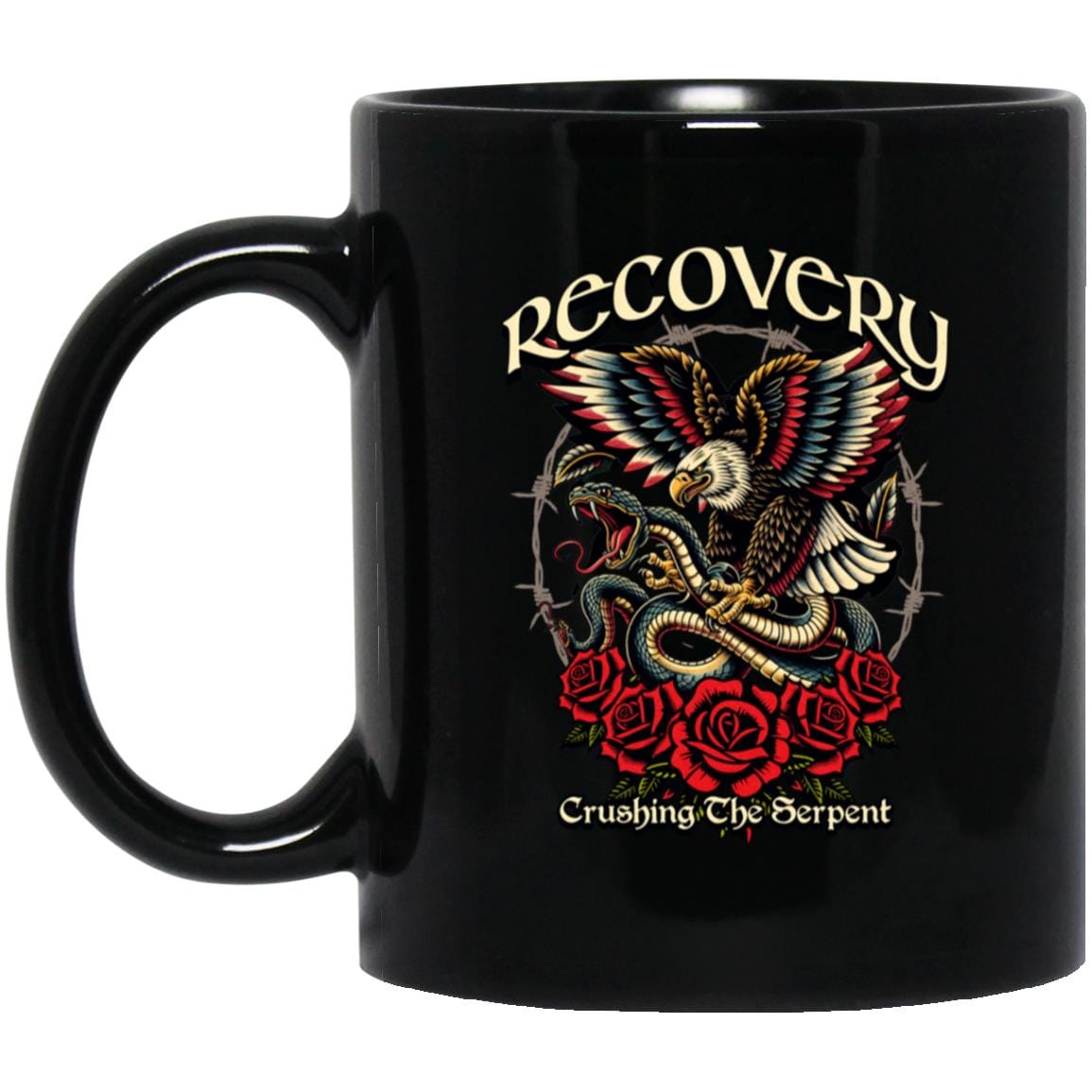 Recovery Mug | Inspiring Sobriety | Recovery - Crushing The Serpent