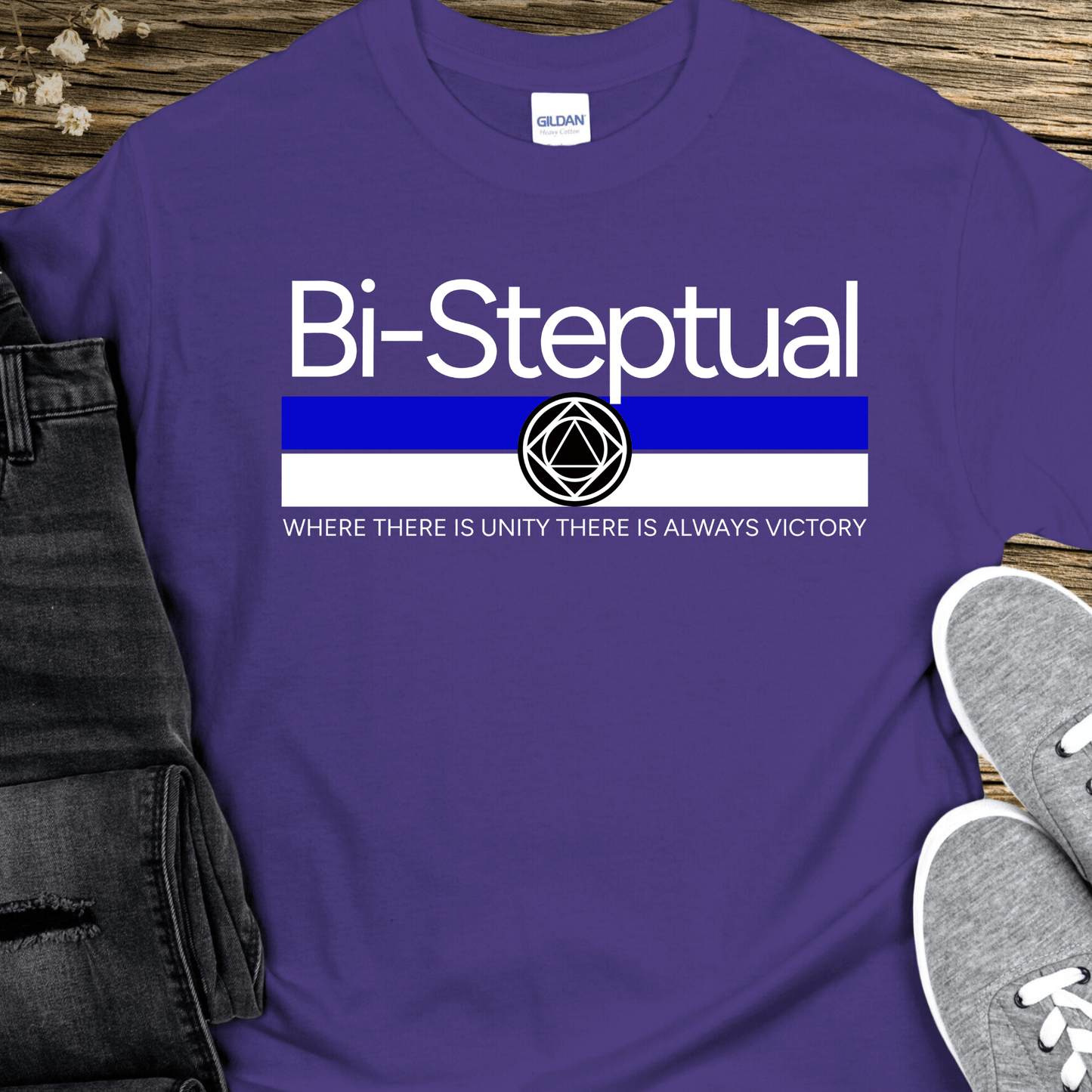 Recovery T-Shirt | Inspiring Sobriety | Bi-Steptual