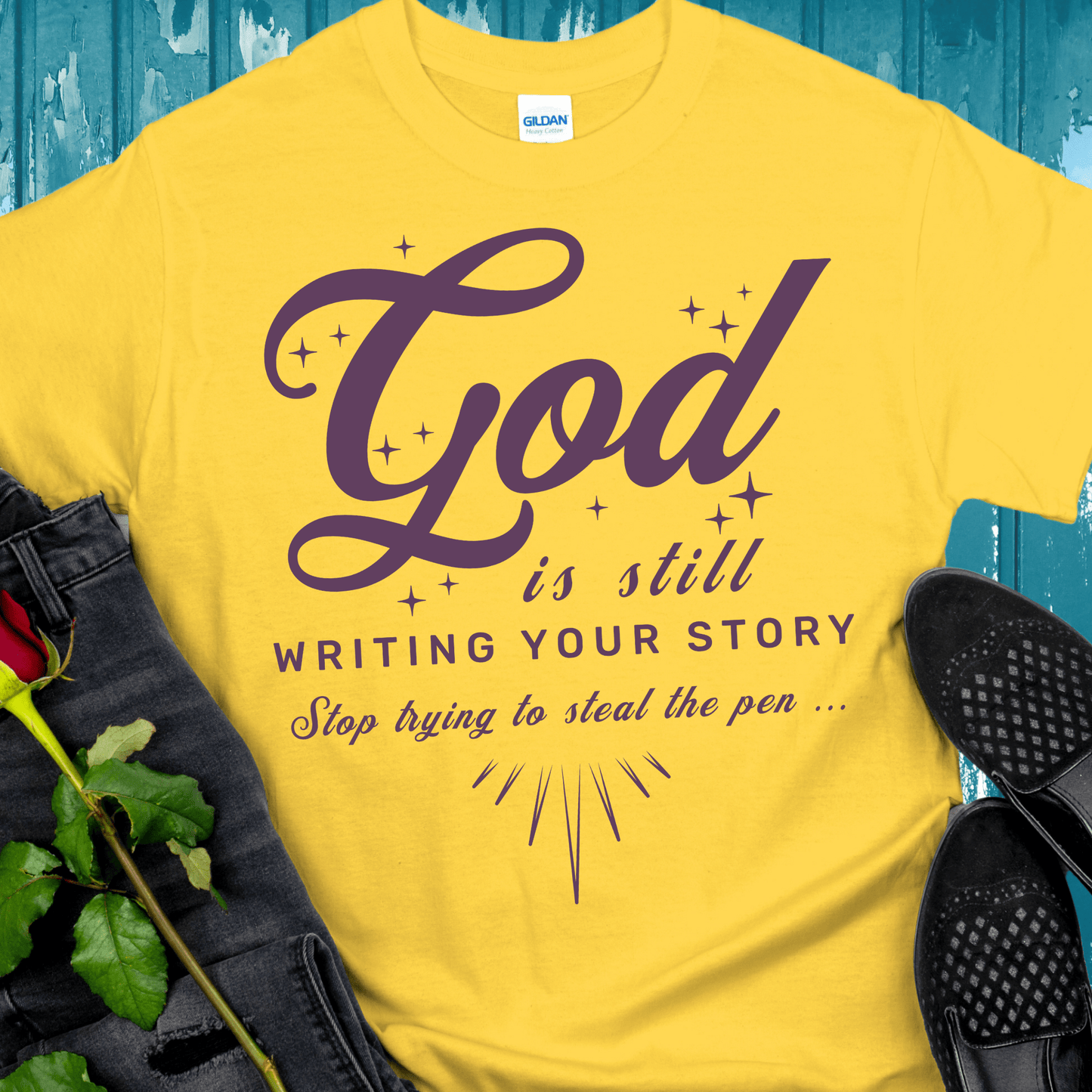 Recovery T-Shirt | Inspiring Sobriety | God Is Still Writing Your Story