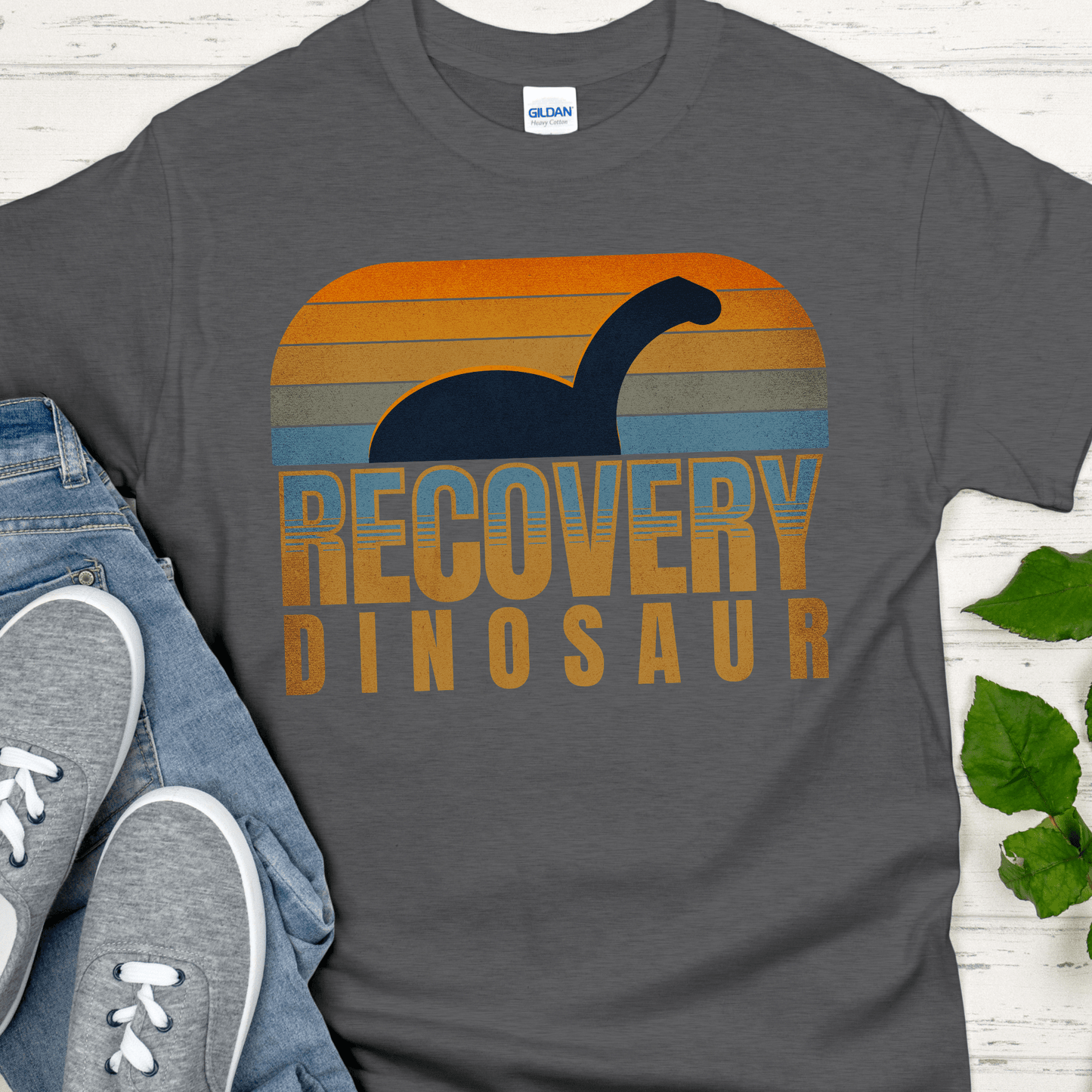 Recovery T-Shirt | Inspiring Sobriety | Recovery Dinosaur