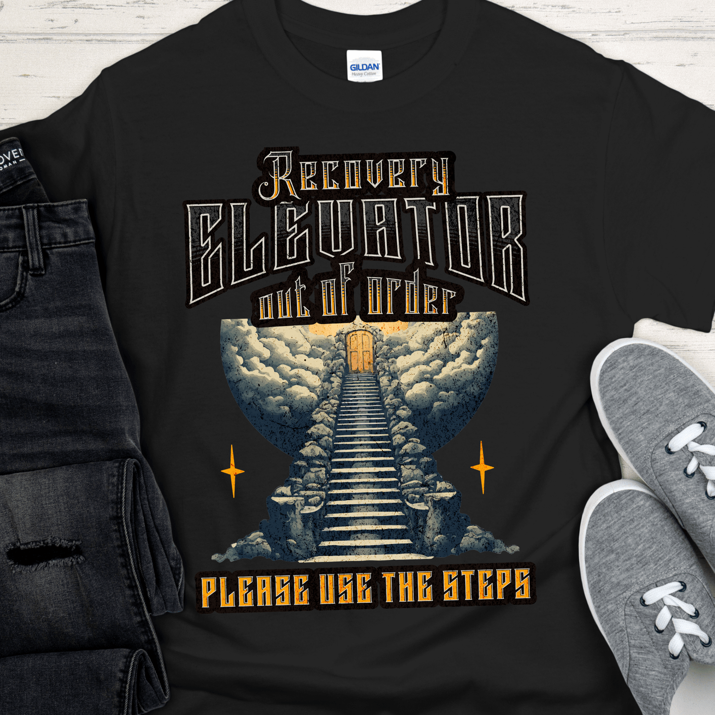 Recovery T-Shirt | Inspiring Sobriety | Recovery Elevator