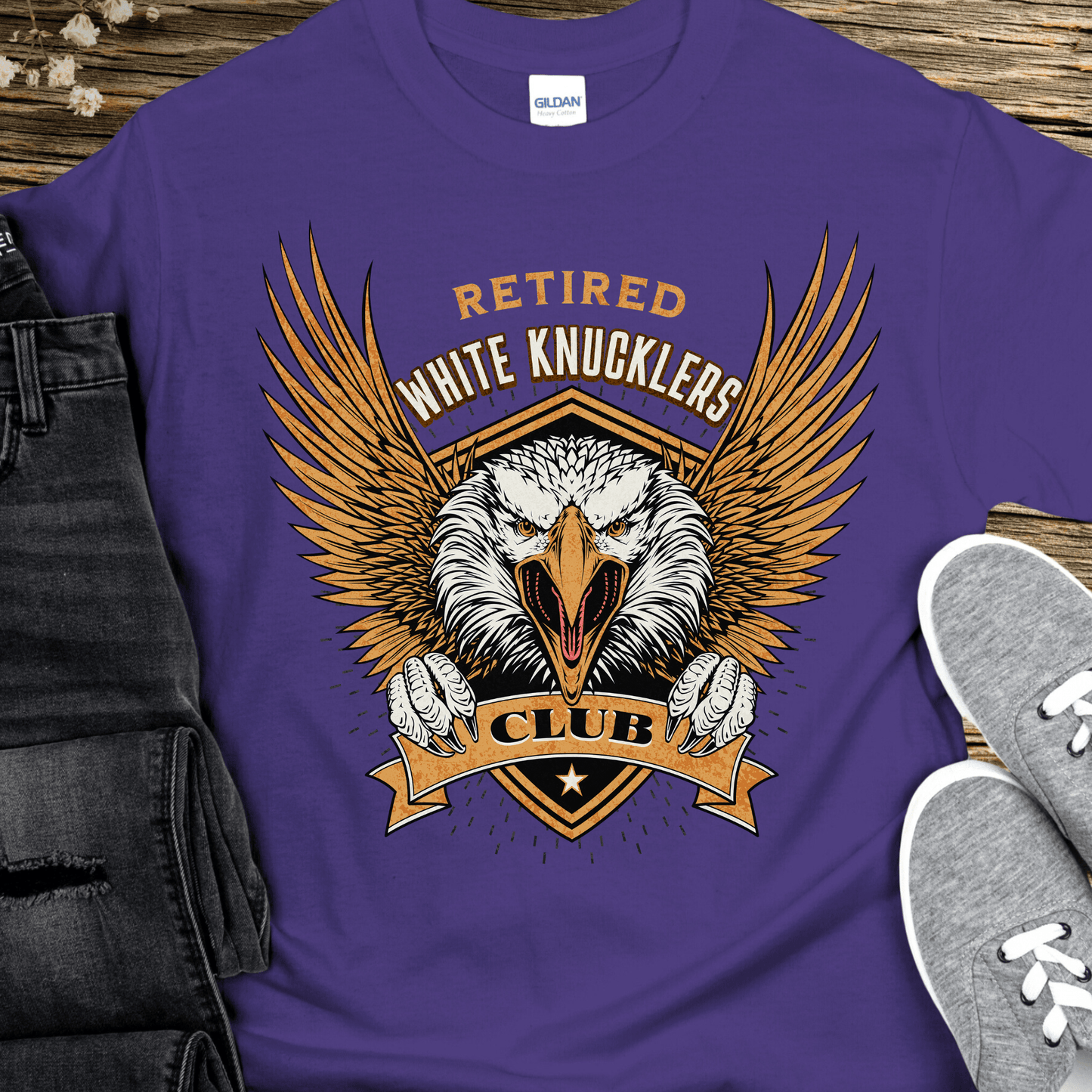 Recovery T-Shirt | Inspiring Sobriety | Retired White Knucklers Club
