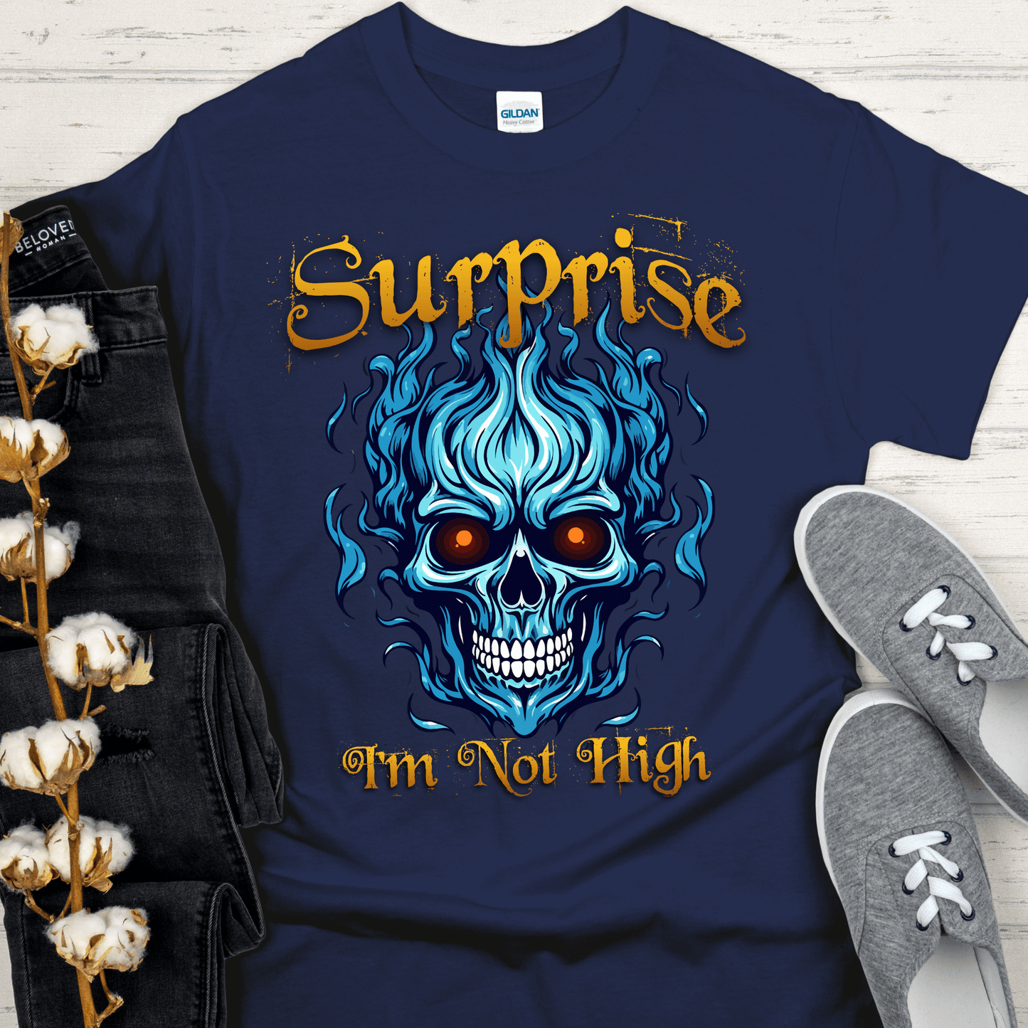Recovery T-Shirt | Inspiring Sobriety | Surprise I'm Not High