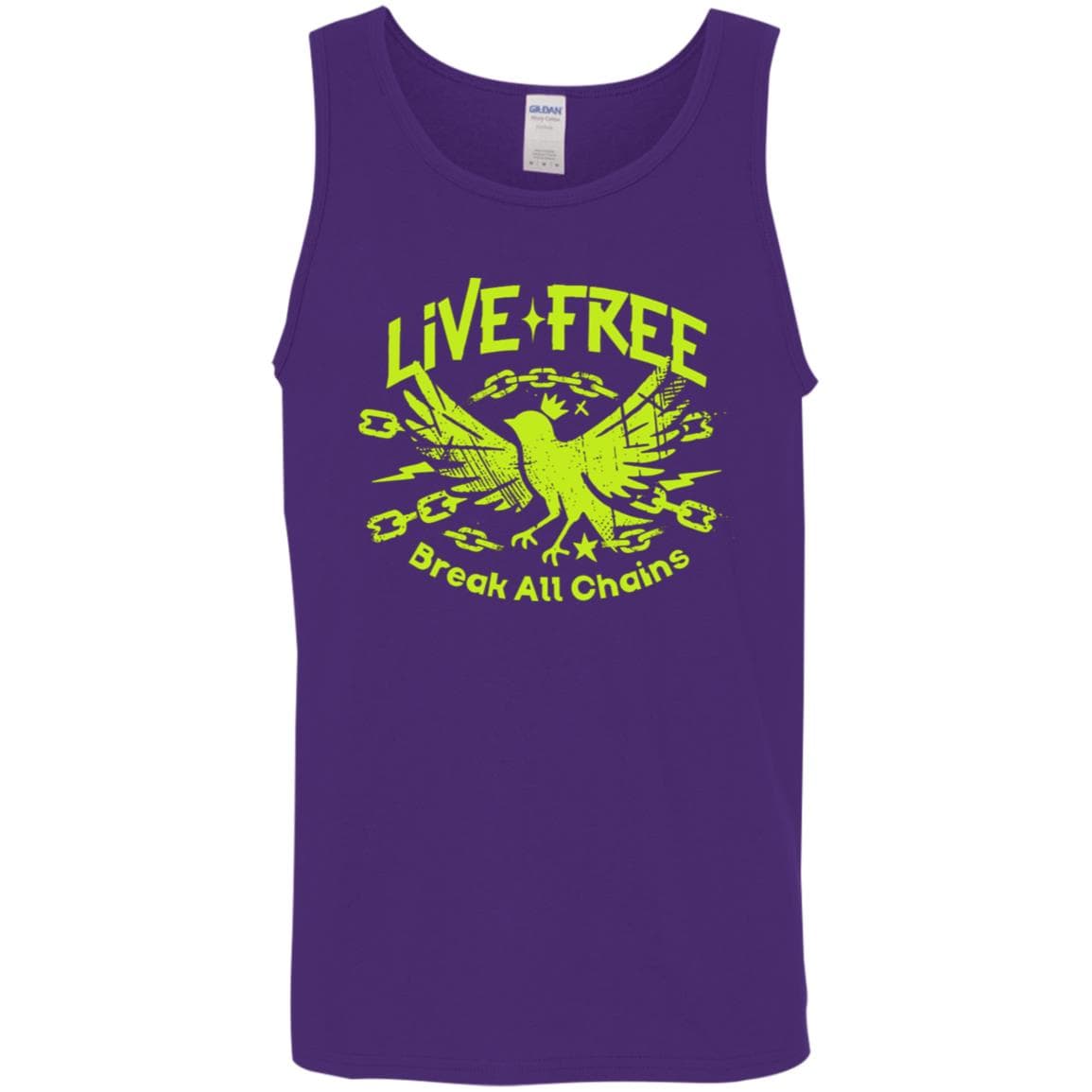 Recovery Unisex Tank | Inspiring Sobriety | Live Free, Break All Chains