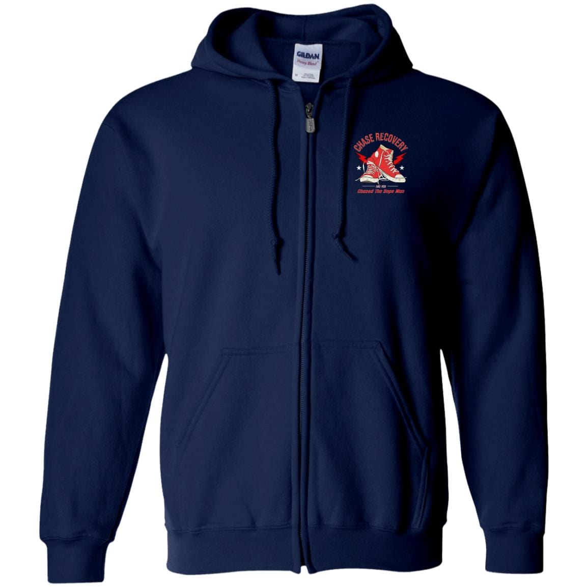 Recovery Zip Hoodie | Inspiring Sobriety | Chase Recovery Like You Chased The Dope Man