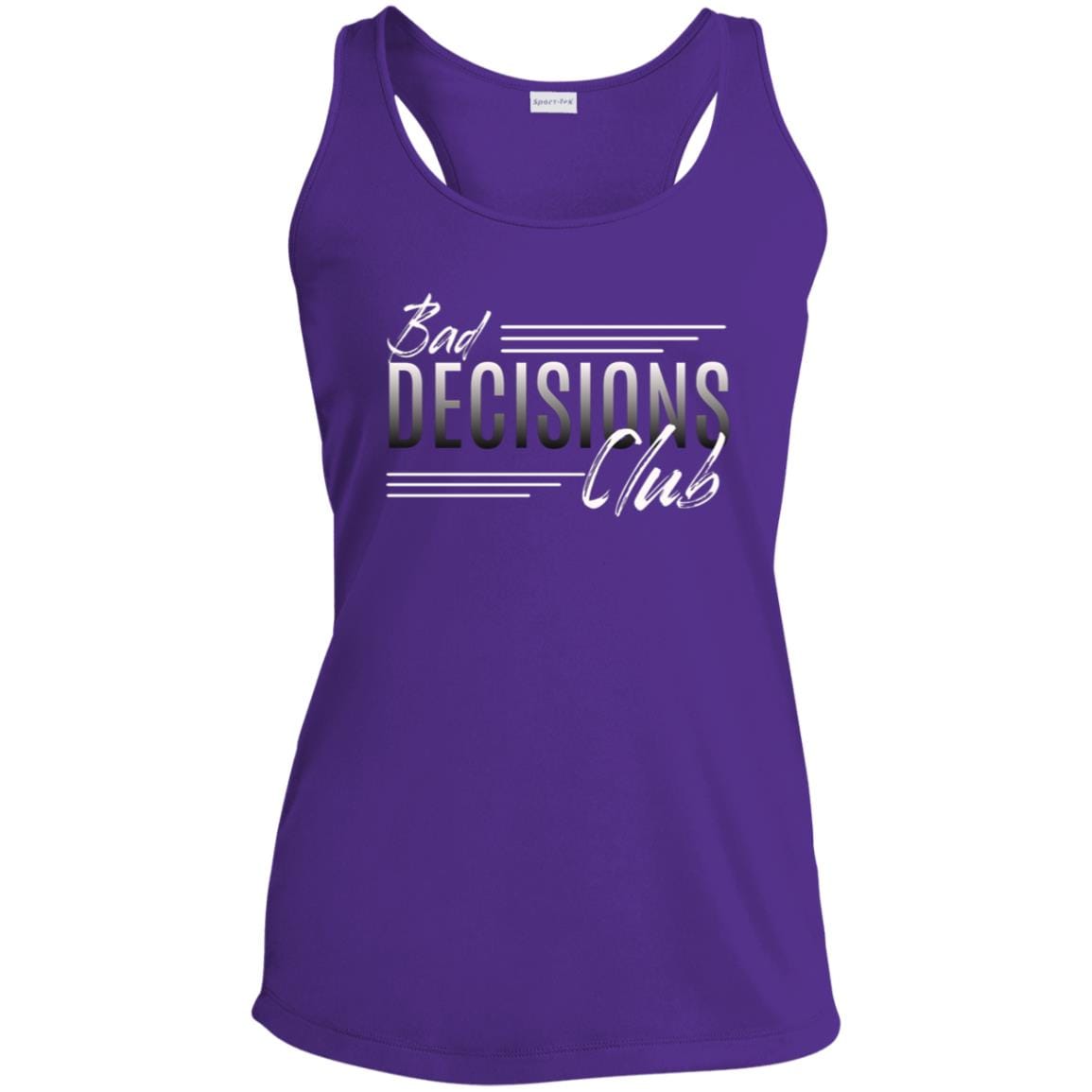Womens Recovery Tank | Inspiring Sobriety | Bad Decisions Club