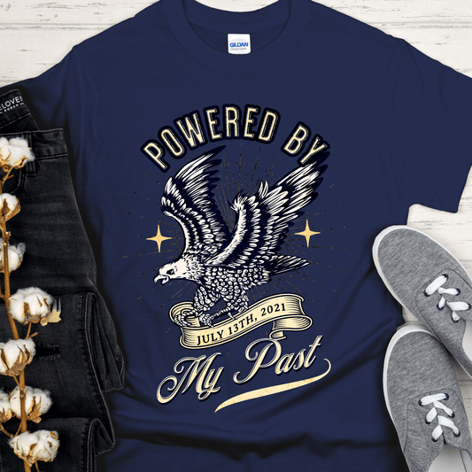 Custom Recovery T-Shirt | Inspiring Sobriety |  Powered By My Past