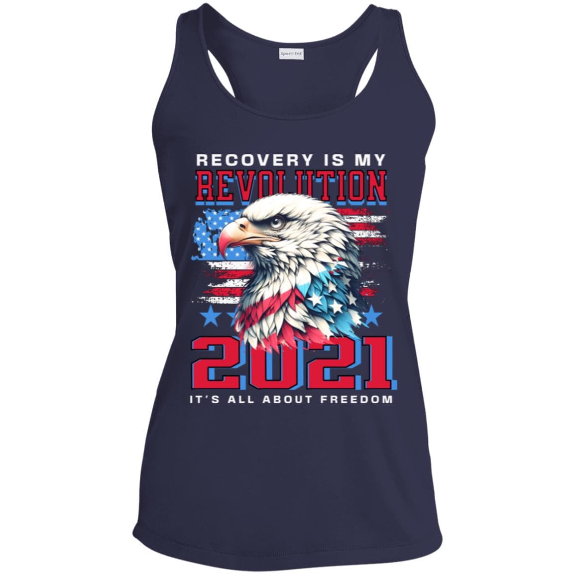 Custom Womens Recovery Tank | Inspiring Sobriety |  Recovery Is My Revolution