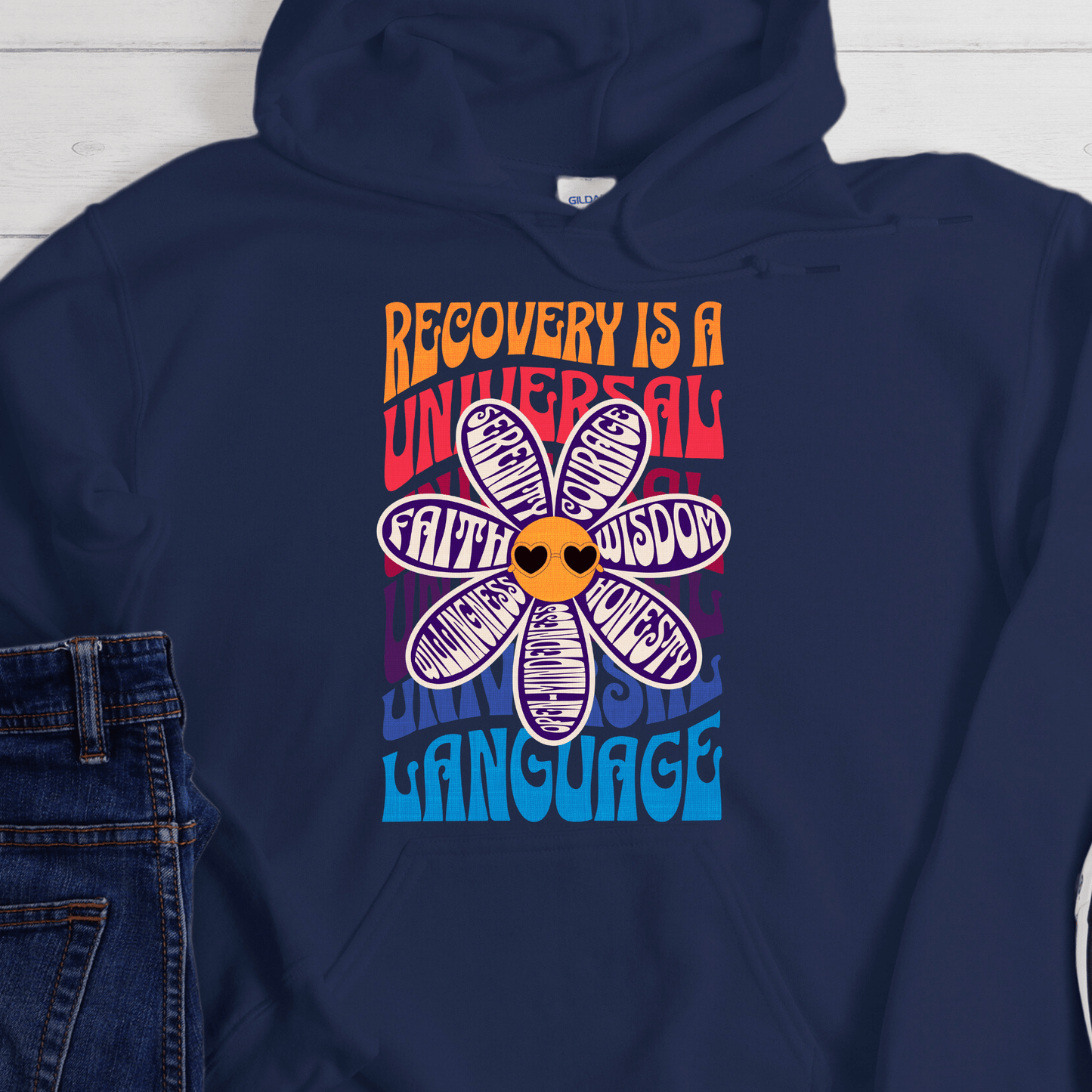 Recovery Hoodie | Inspiring Sobriety |  Recovery is a Universal Language