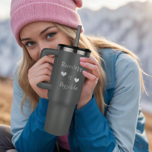 Recovery SS Tumbler | Inspiring Sobriety | Recovery Is Possible