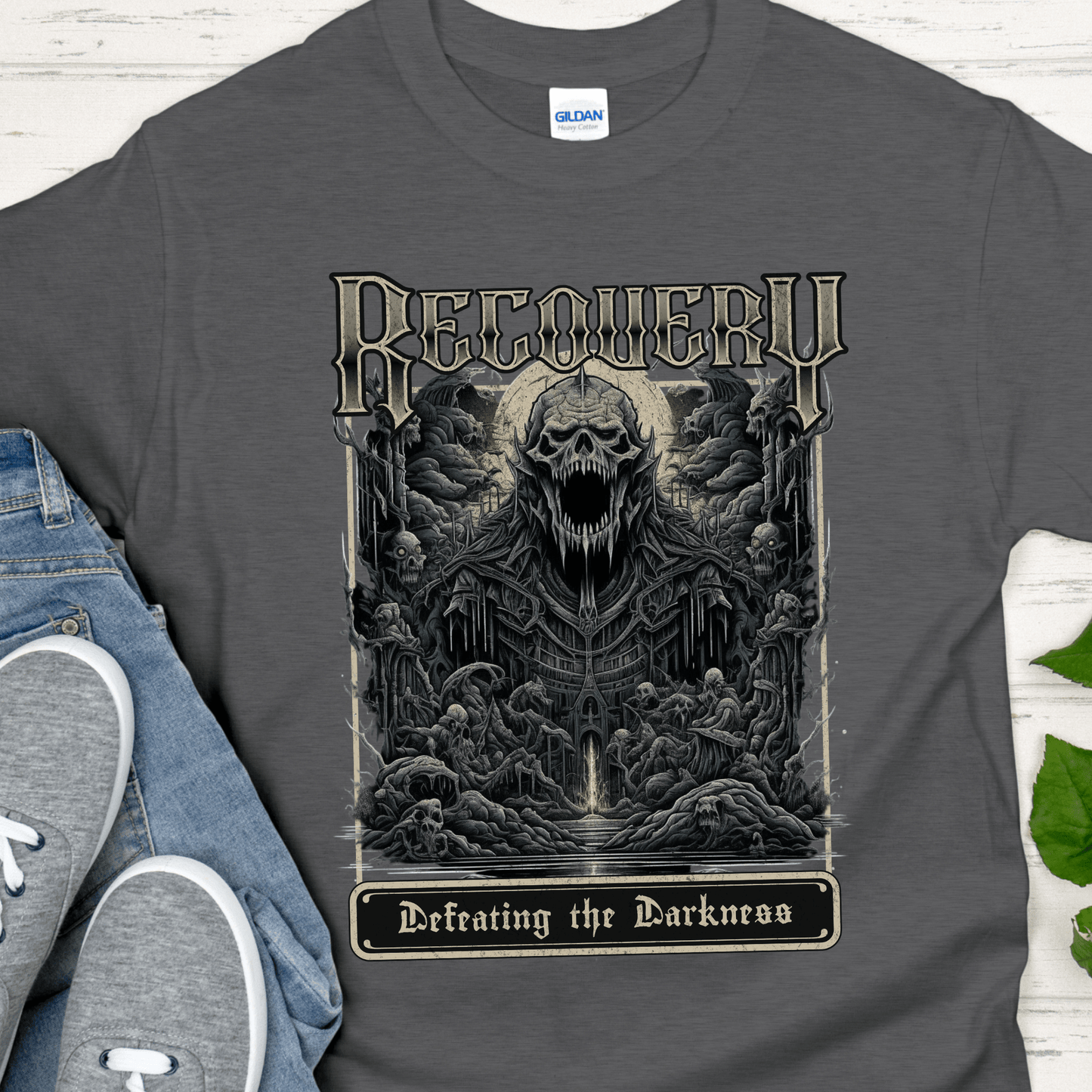 Recovery T-Shirt | Inspiring Sobriety |  Defeating The Darkness