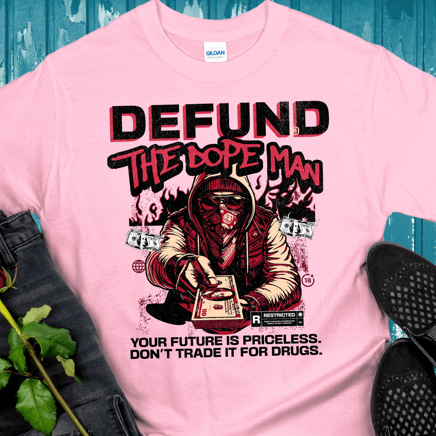 Recovery T-Shirt | Inspiring Sobriety |  Defund The Dope Man