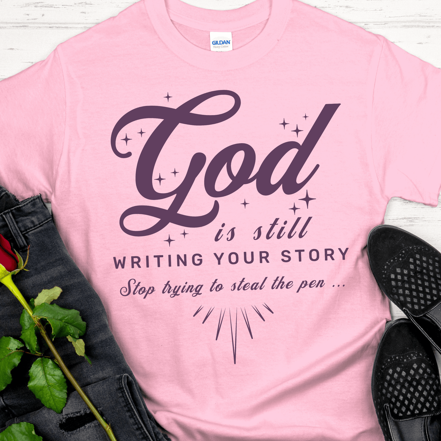 Recovery T-Shirt | Inspiring Sobriety |  God Is Still Writing Your Story