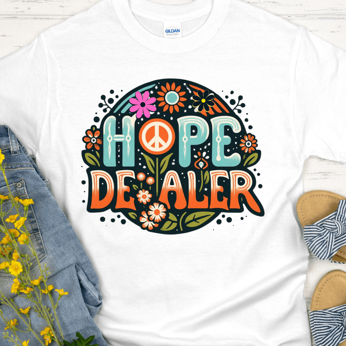 Recovery T-Shirt | Inspiring Sobriety |  Hope Dealer (Retro)