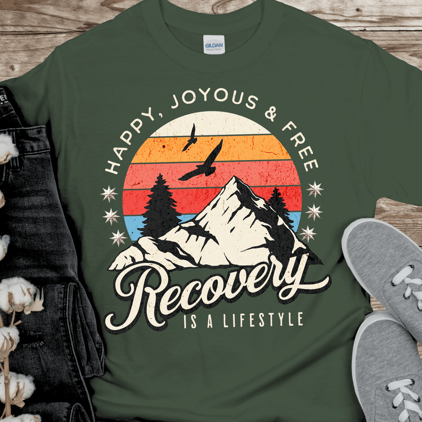 Recovery T-Shirt | Inspiring Sobriety |  Recovery Is a Lifestyle