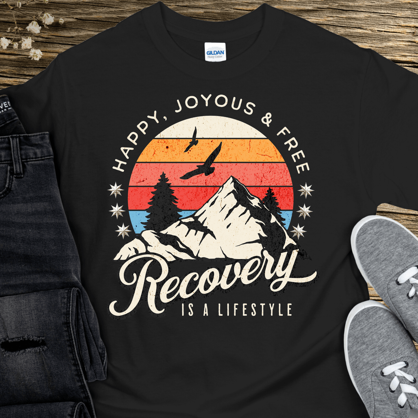 Recovery T-Shirt | Inspiring Sobriety |  Recovery Is a Lifestyle