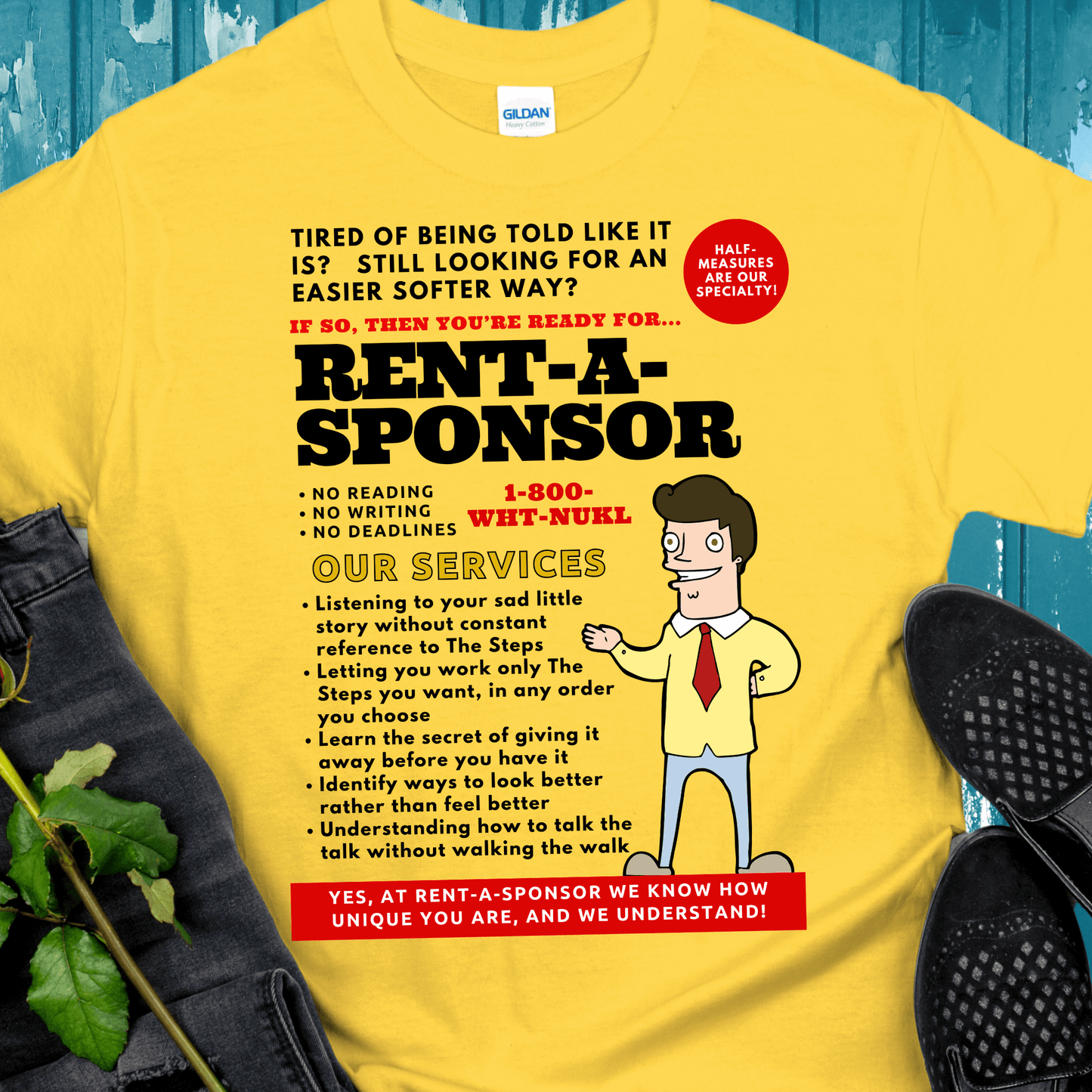 Recovery T-Shirt | Inspiring Sobriety |  Rent-A-Sponsor