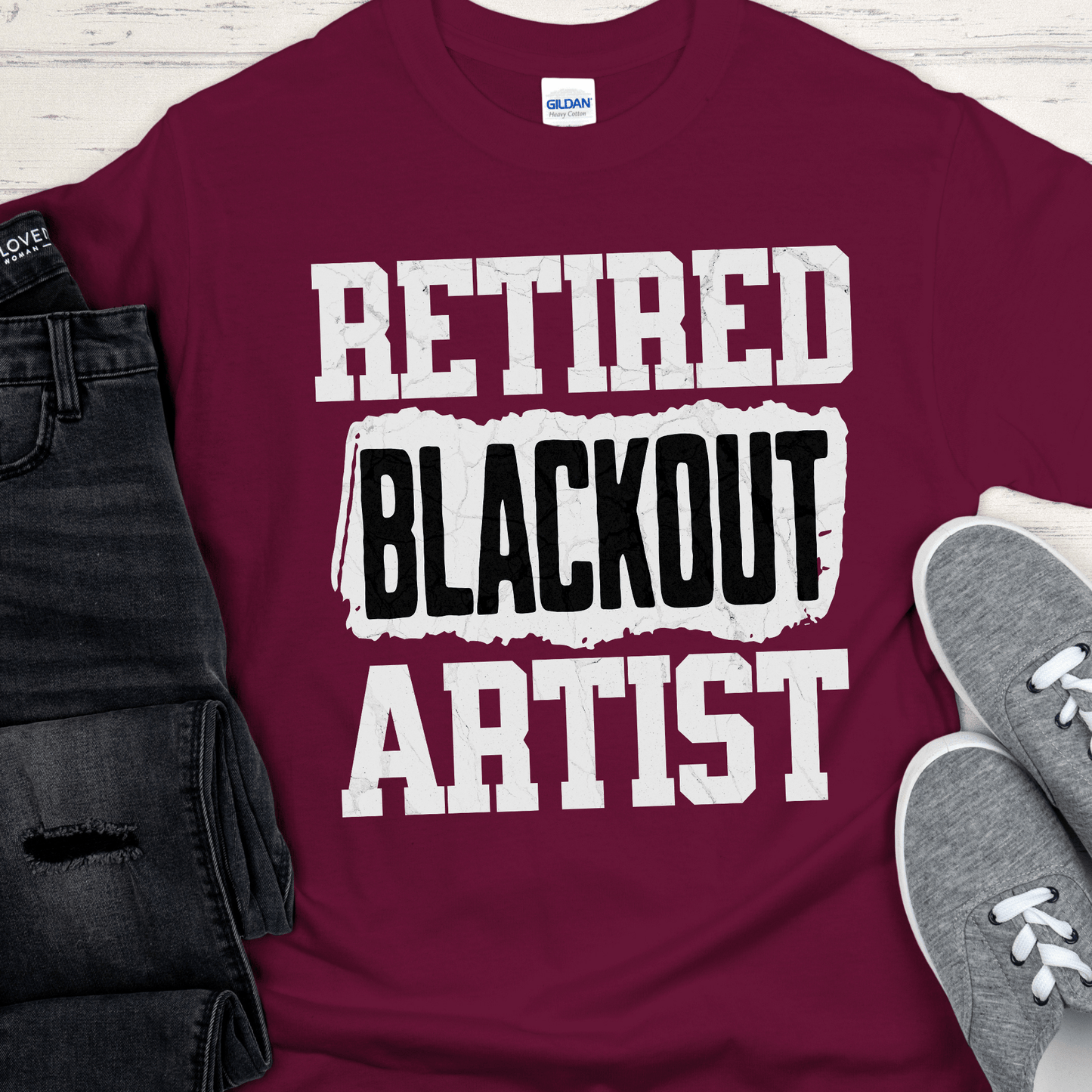 Recovery T-Shirt | Inspiring Sobriety |  Retired Blackout Artist