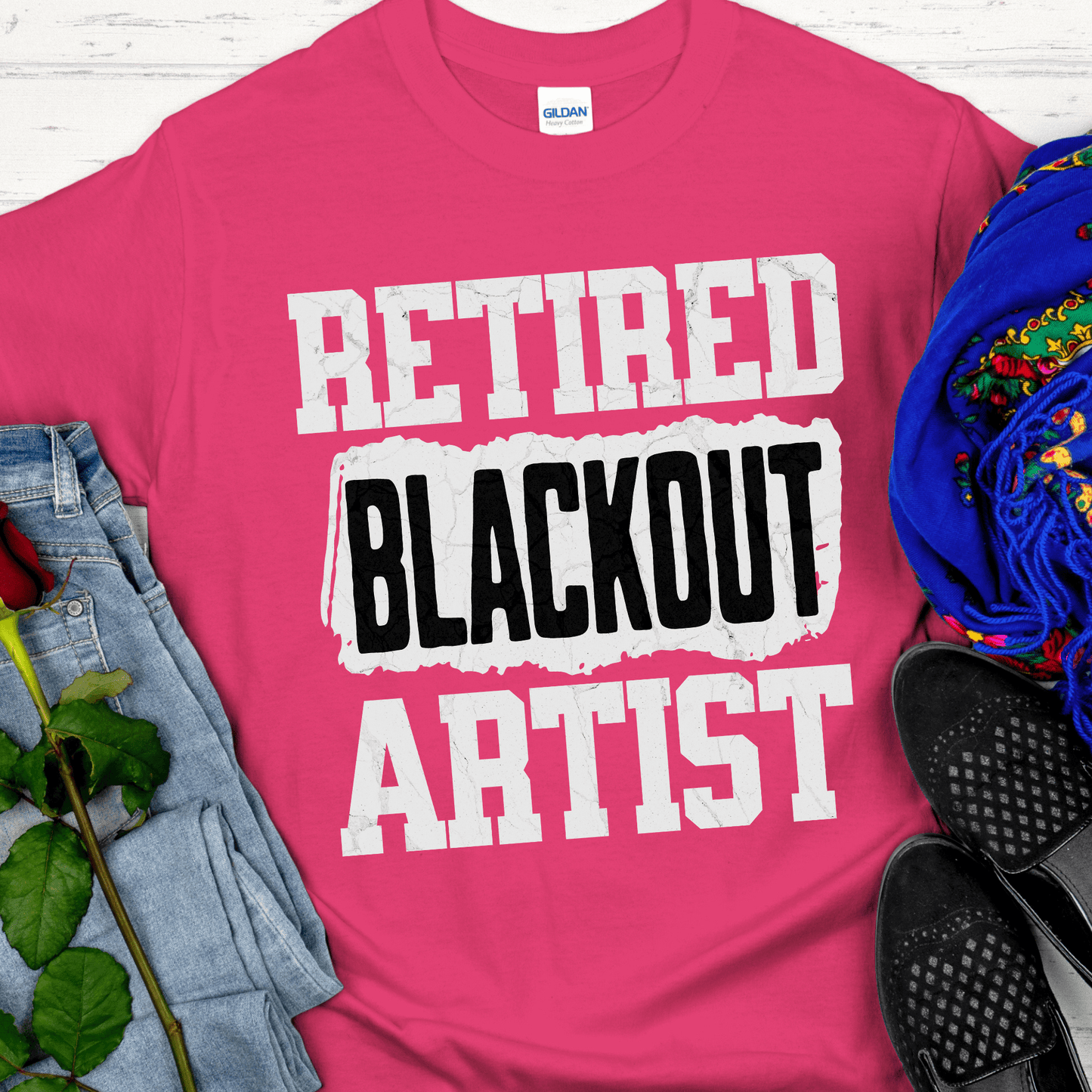 Recovery T-Shirt | Inspiring Sobriety |  Retired Blackout Artist