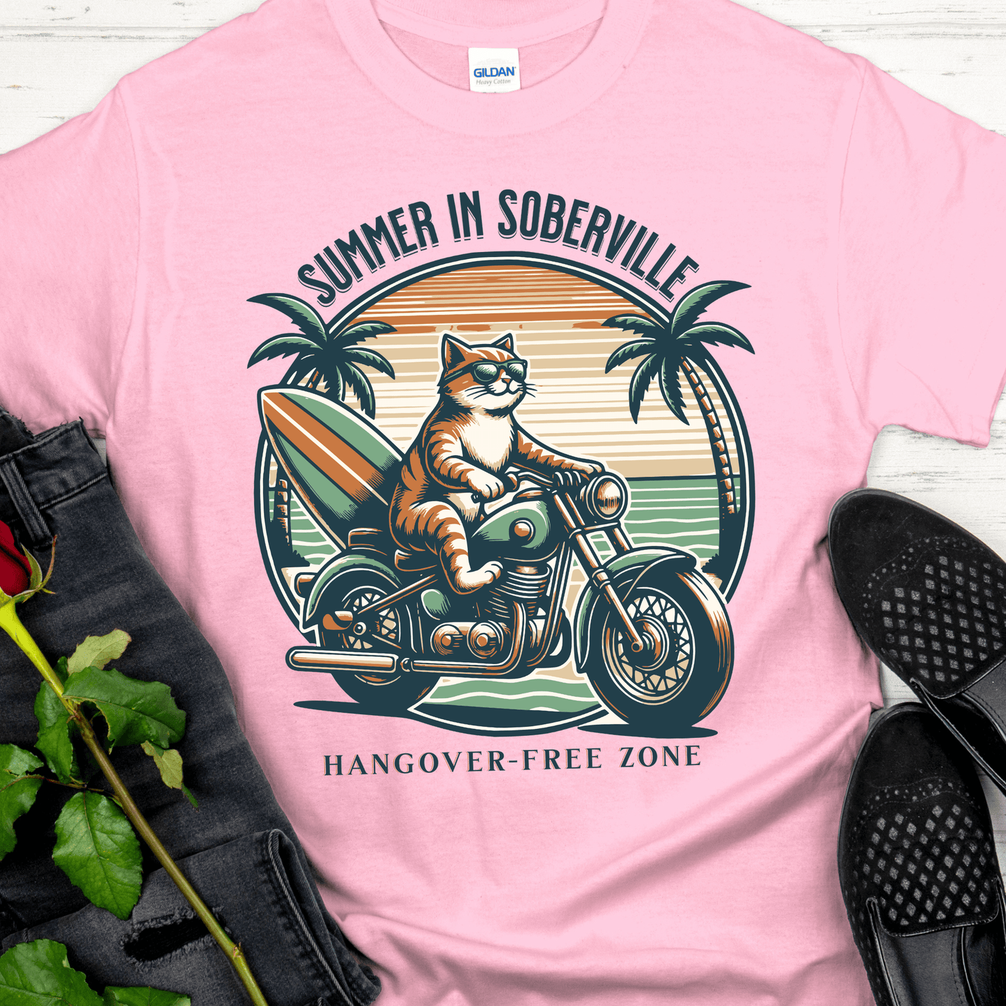 Recovery T-Shirt | Inspiring Sobriety |  Summer in Soberville
