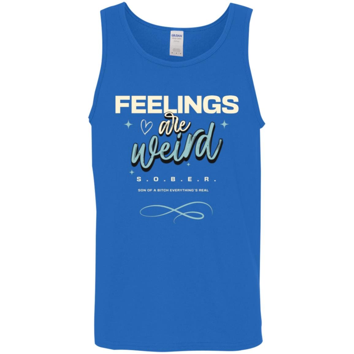 Recovery Unisex Tank | Inspiring Sobriety |  Feelings Are Weird