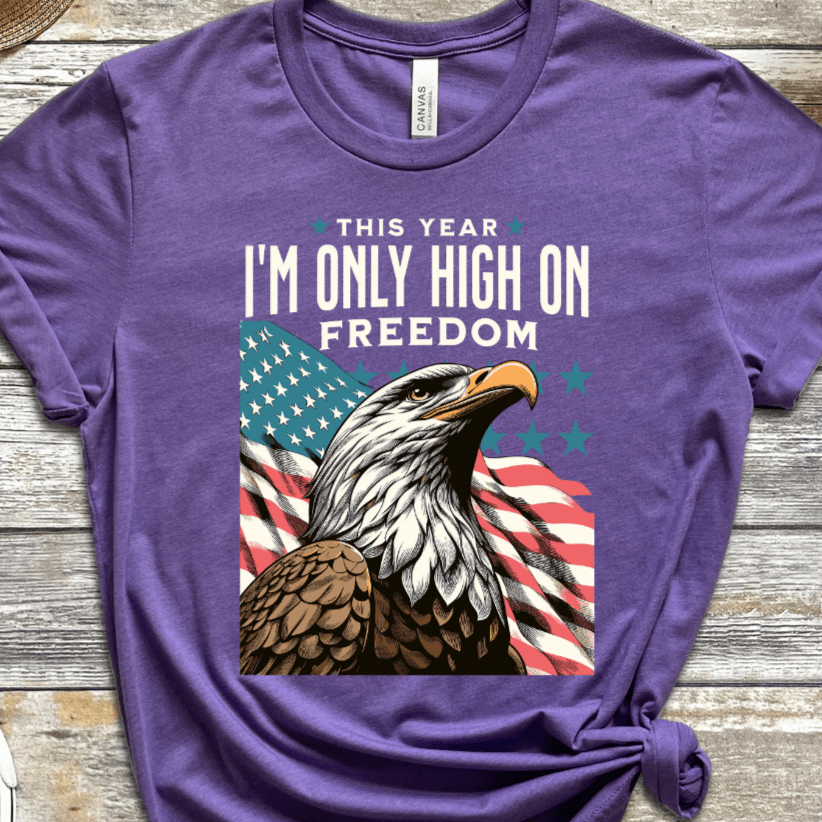Vintage Recovery T-Shirt | Inspiring Sobriety |  High on Freedom