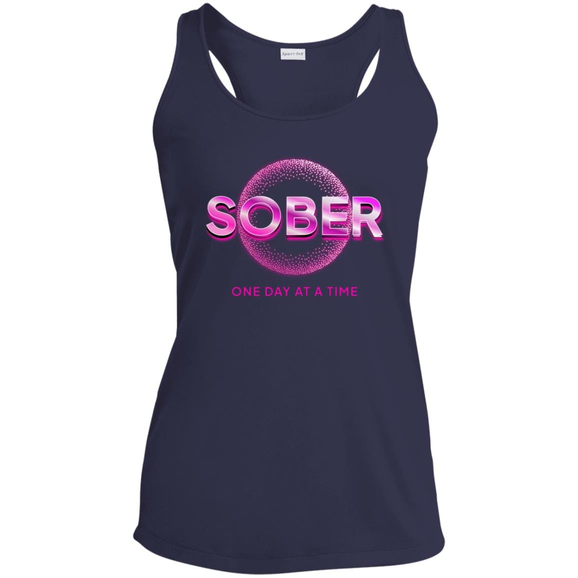 Womens Recovery Tank | Inspiring Sobriety |  SOBER  (Pink)